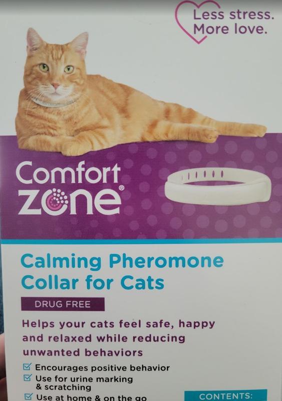 Comfort zone calming sales collar for cats