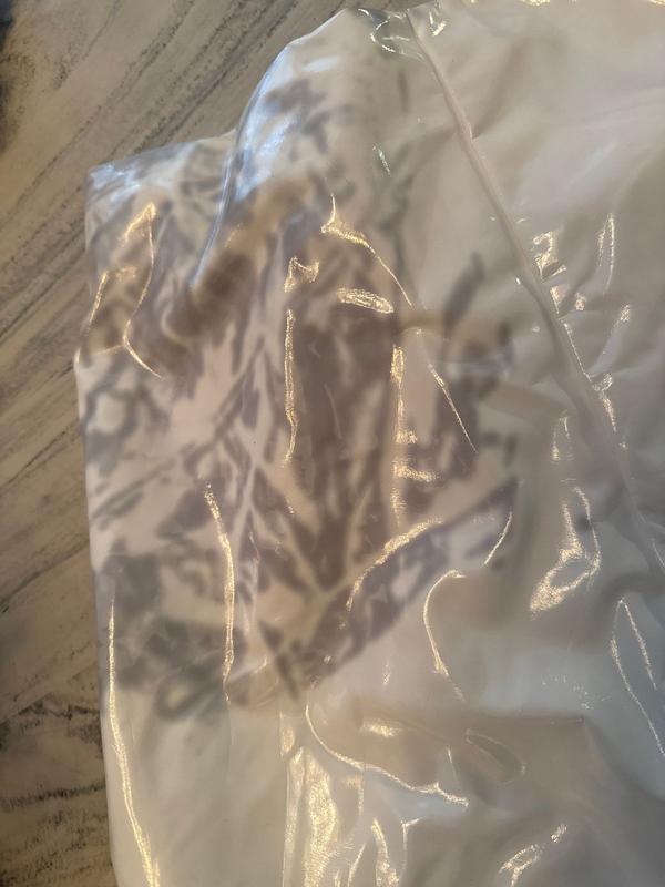 Customer photo for "White patent leather leggings"