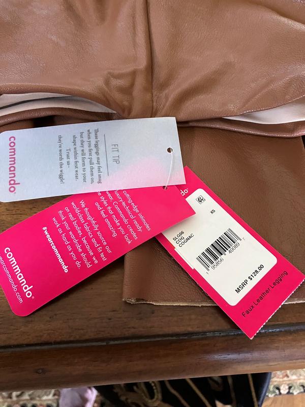 Customer photo for "Faux leather leggings"