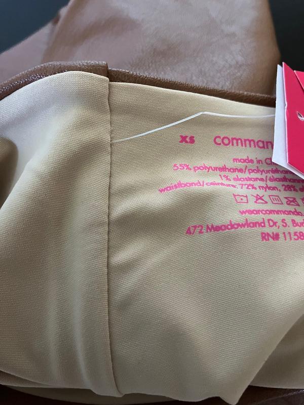 Customer photo for "Faux leather leggings"