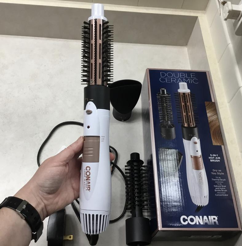 Conair Pro Ceramic Tools Soft-Bristle Hot Air Brush, 1.25 Inch, 1 Ea