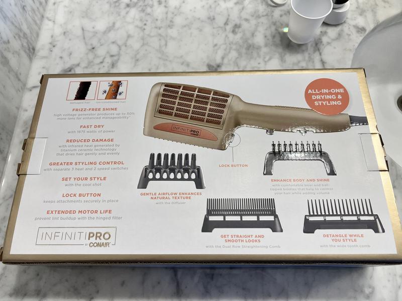 InfinitiPro by Conair® FrizzFree Styling Hair Dryer in Champagne