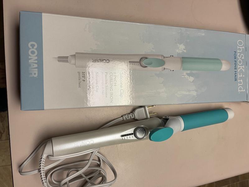 Silicone hotsell curling iron