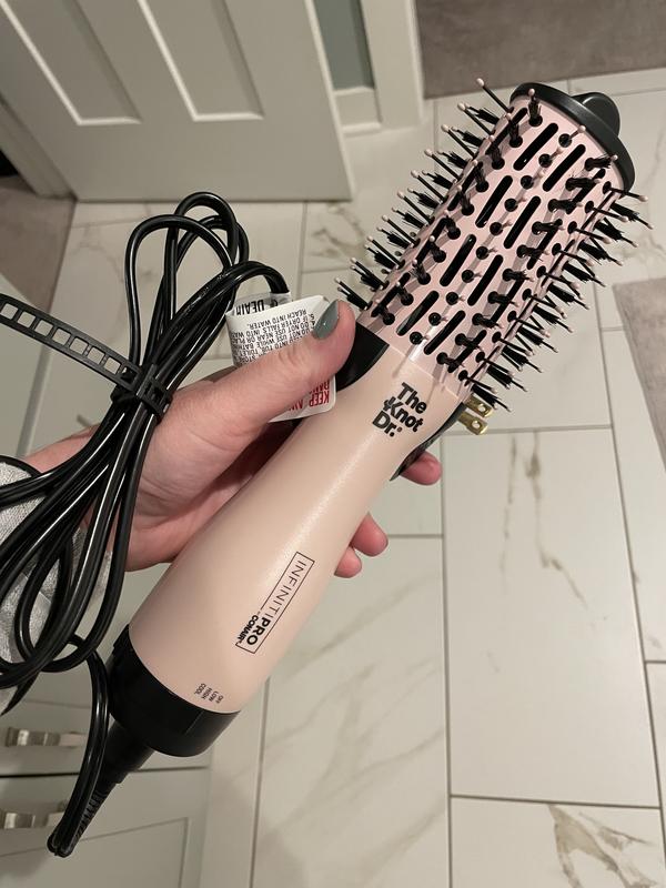 Hair, Gem Hot Air Brush Blow Dryer Hair Styler Wand Pink