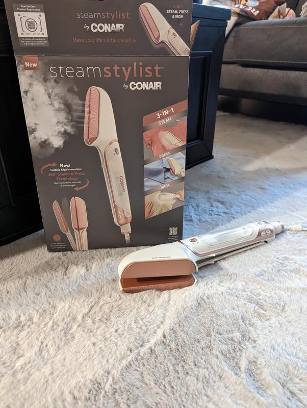 Steam press outlet hair