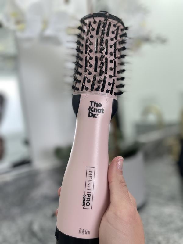 InfinitiPRO by Conair with The Knot Dr. All in One Compact Oval Dryer Brush