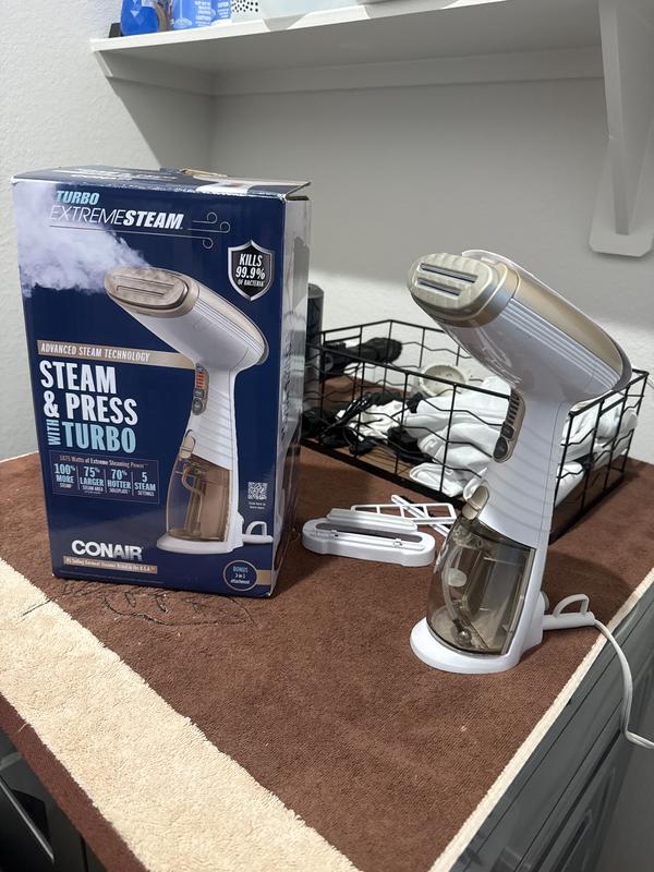 Powerful Handheld Garment Steamer | Conair® Turbo ExtremeSteam®