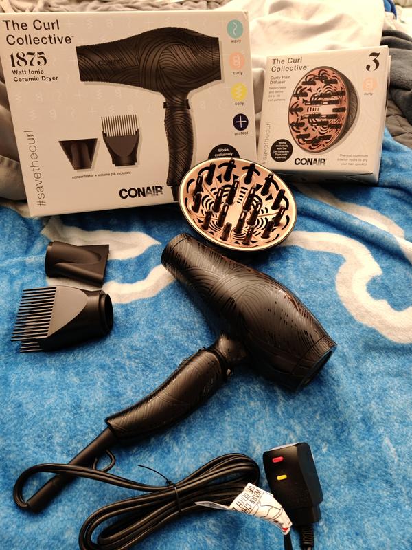 Conair curling 2025 hair dryer