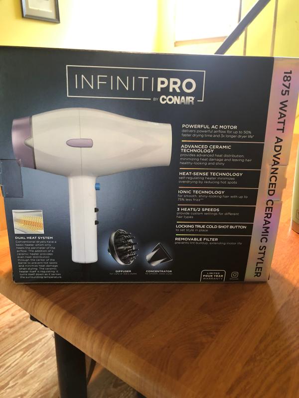 conair infiniti pro advanced ceramic styler