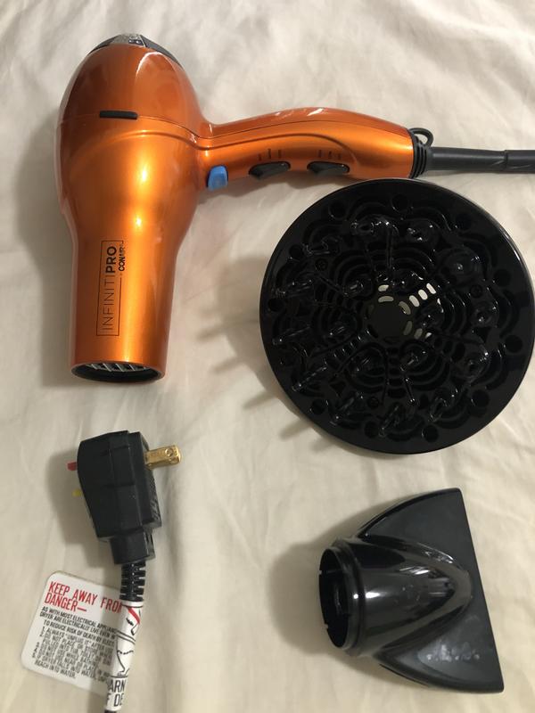 Infinitipro by conair outlet orange professional hair dryer