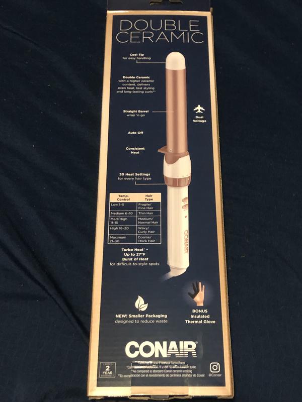 Conair Double Ceramic 1 inch Curling Wand