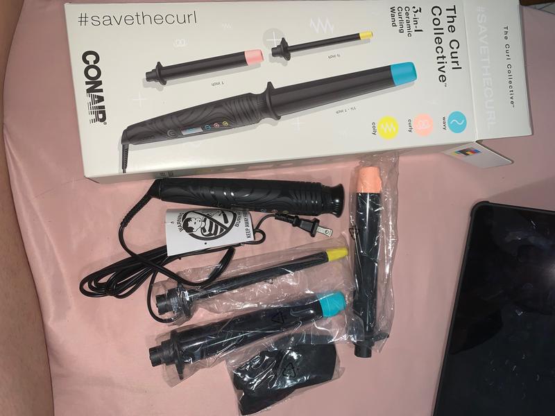 The Curl Collective 3 in 1 Ceramic Curling Wand