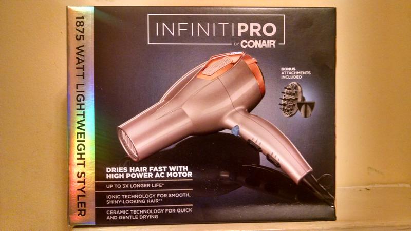 Infiniti pro by conair 1875 watt lightweight clearance styler