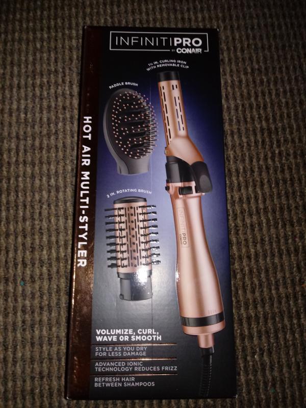 infiniti pro conair hot air brush multi styler