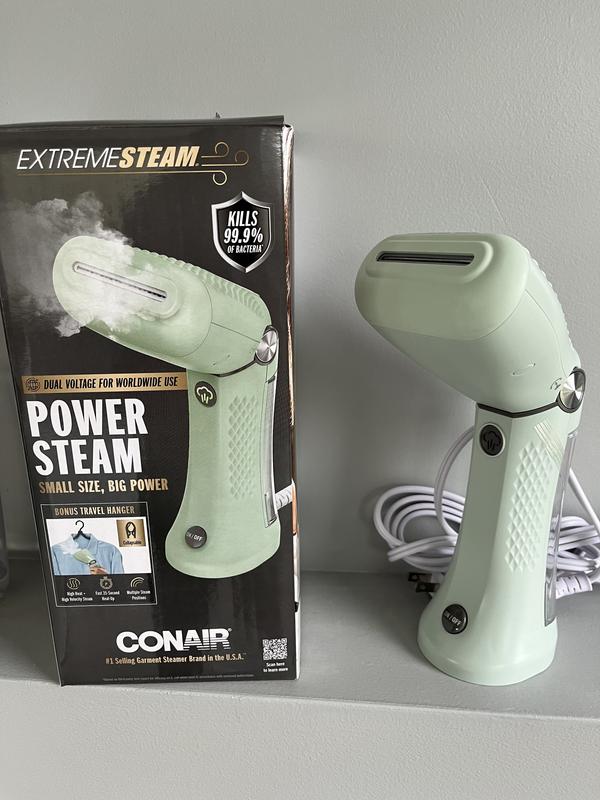 Power Steam — Worldwide Travel Garment Steamer with Dual Voltage