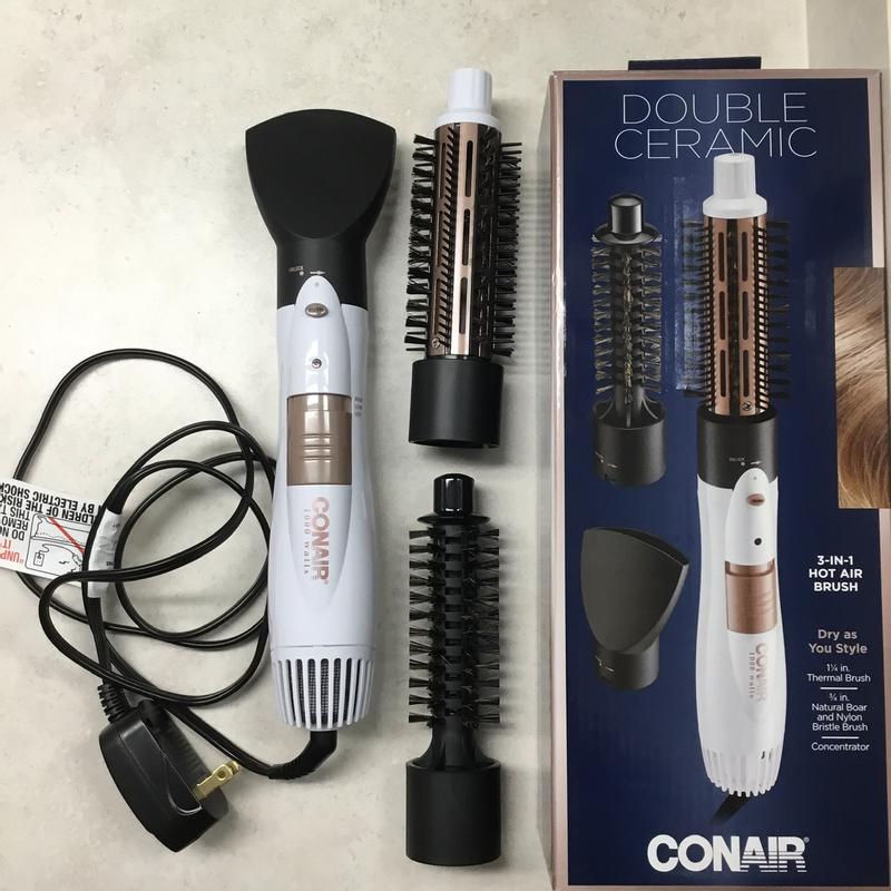 Conair Pro Ceramic Tools Soft-Bristle Hot Air Brush, 1.25 Inch, 1 Ea