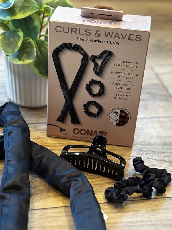 Flawless Curls Made Fast Easy Conair Curls Waves 2-in-1 Heat