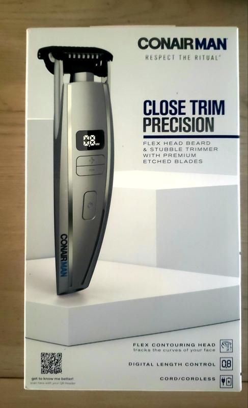 Conairman Close Trim Precision Beard & Stubble Trimmer with Advanced Blade