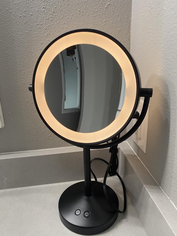 Halo Double-Sided Lighted Makeup Mirror