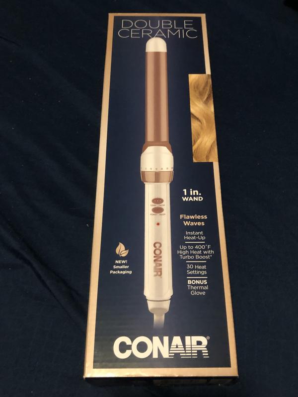 Conair Double Ceramic 1 inch Curling Wand