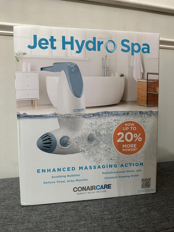 Conair HYD100 Dual Jet Bath Spa for Home Bathtubs, White