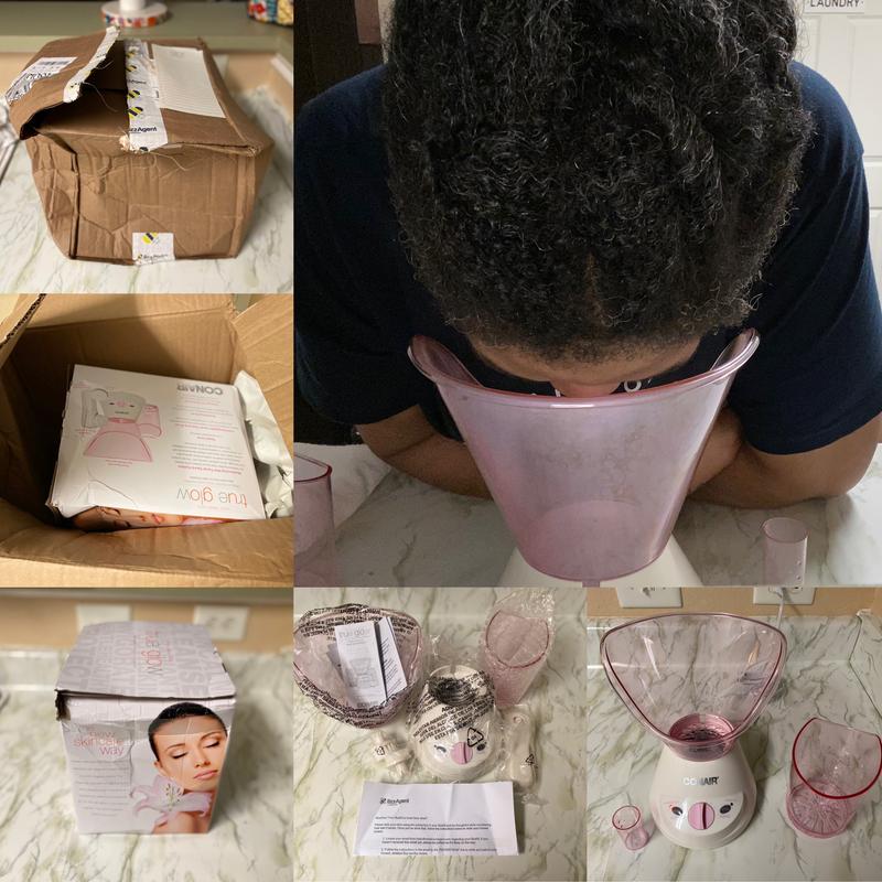 Customer Reviews Conair® True Glow Warm Steam Facial Sauna (Set of 3