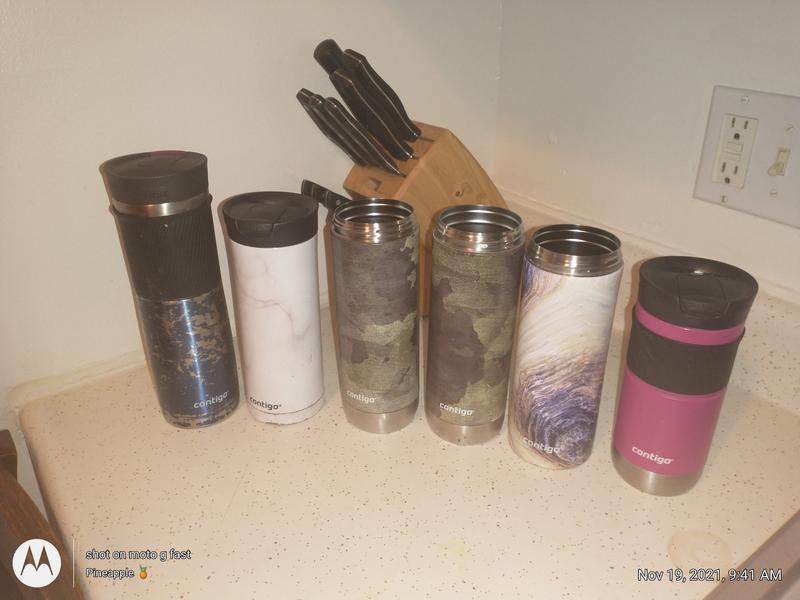 Contigo 20 Oz. Huron 2.0 Snapseal Insulated Stainless Steel Travel Mug  2-pack : Target