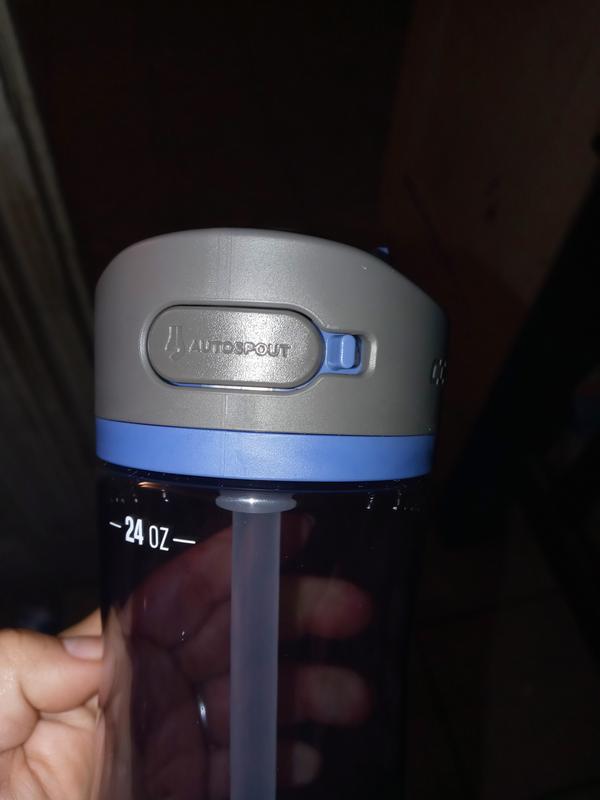Rubbermaid Leak-Proof Chug Water Bottle, 24 oz, Aqua Waters