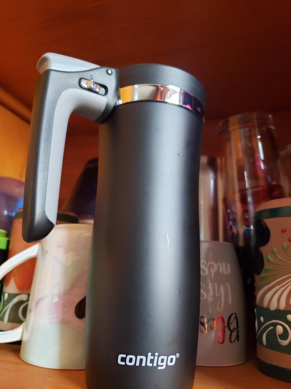 Handled AUTOSEAL® Stainless Steel Travel Mug with Easy-Clean Lid