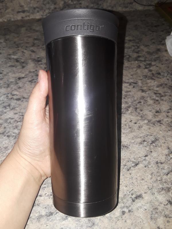 Personalized 16 Oz Contigo Huron Vacuum-insulated Stainless Steel Travel  Mug With Leak-proof Lid, Matte Black 