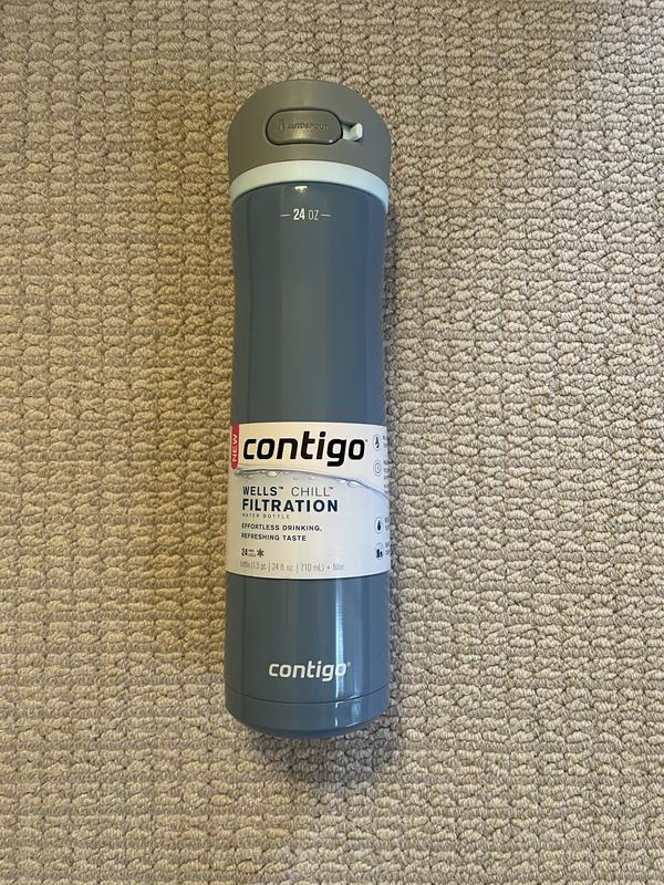 Contigo Wells Chill Stainless Steel Filter Water Bottle with Leak-Proof  Straw Lid and Replacement Fi…See more Contigo Wells Chill Stainless Steel