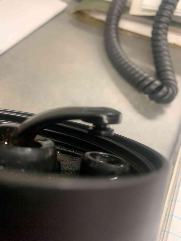 Rubber stopper went missing somehow