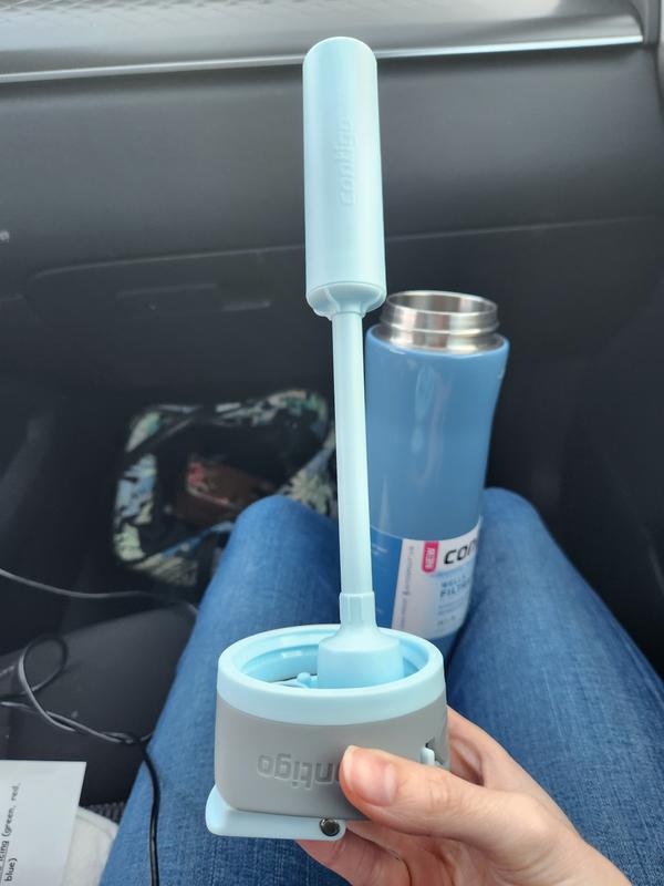 Contigo Wells Plastic Filter Water Bottle with Leak-Proof Straw