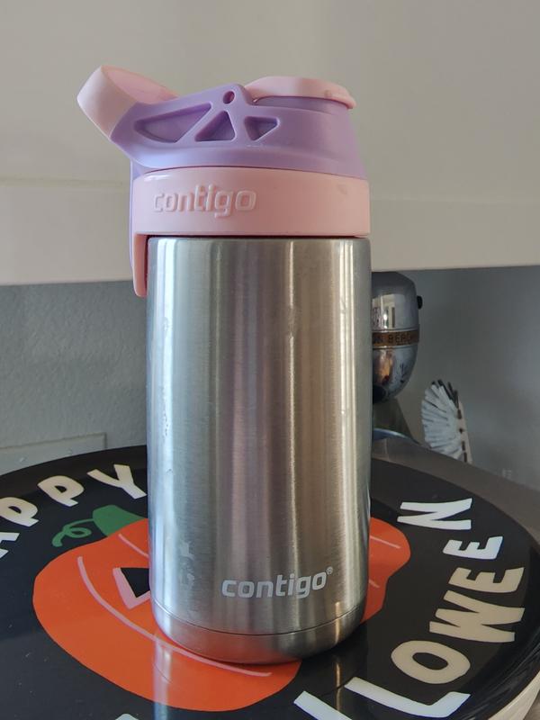 Bouteille d'eau Contigo pour enfant avec bouteilles d'eau Autoseal Gizmo,  paquet de 14 oz (couleurs assorties) 