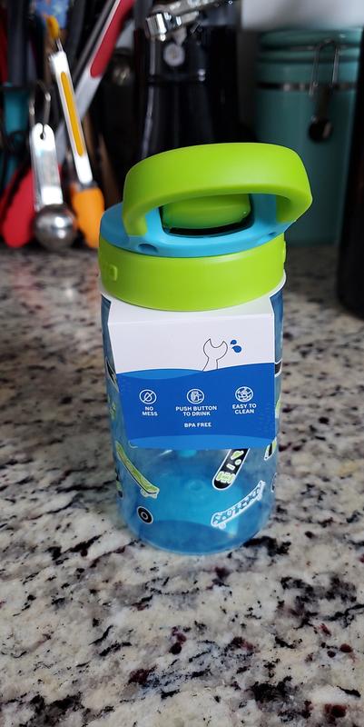 Contigo Aubrey Leak-Proof Spill-Proof Water Bottle, Blue, 14 oz.