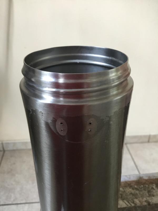 Holes where handle was welded = no vacuum