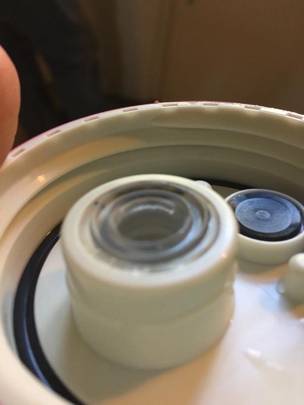 That’s where the straw connects and there’s no way to clean it.