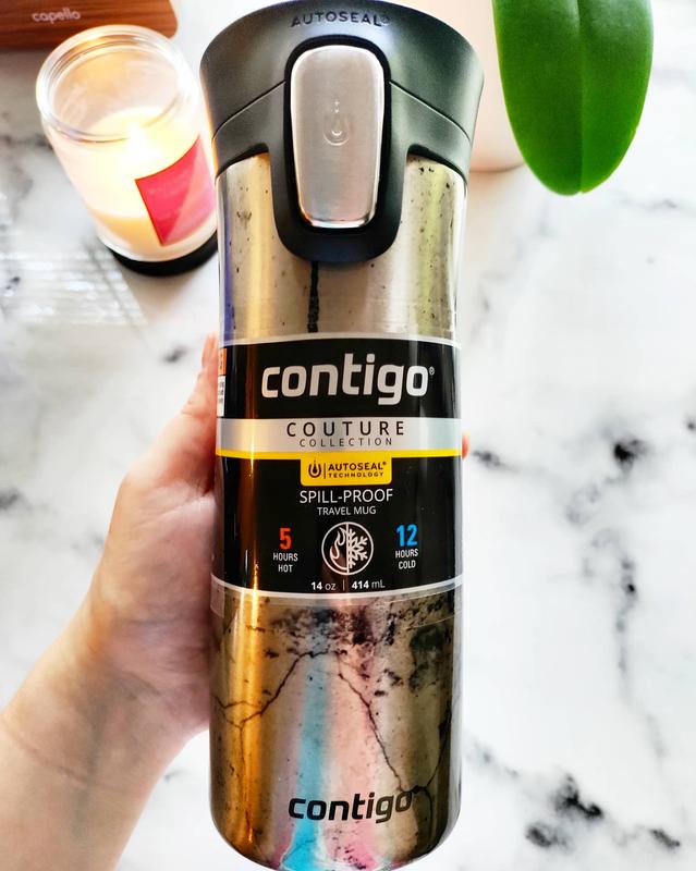 Contigo Spill-Proof COUTURE COLLECTION Travel Mug Autoseal 14 oz BPA Free  NEW