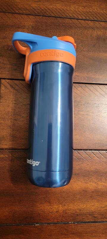 Contigo Kids’ Casey Stainless Steel Water Bottle with Spill-Proof Leak-Proof Lid, 13 oz.