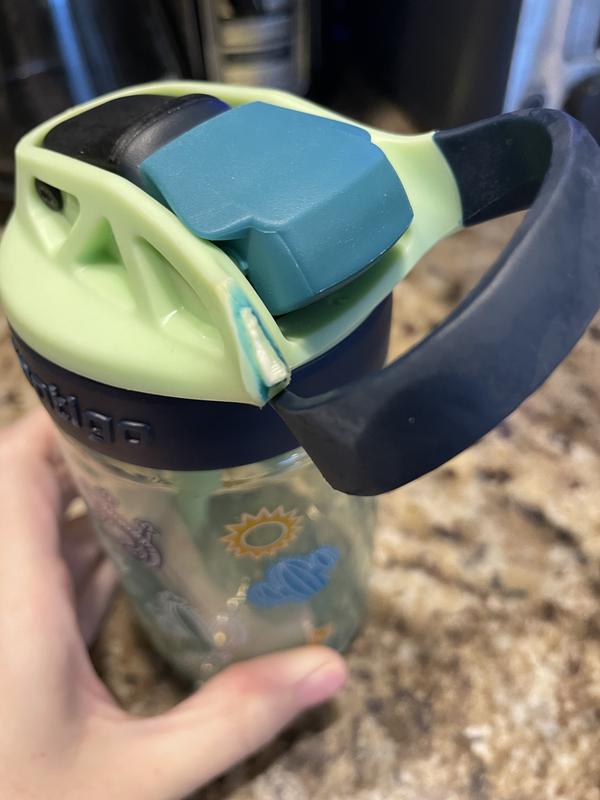 Hard sharp plastic sticking out