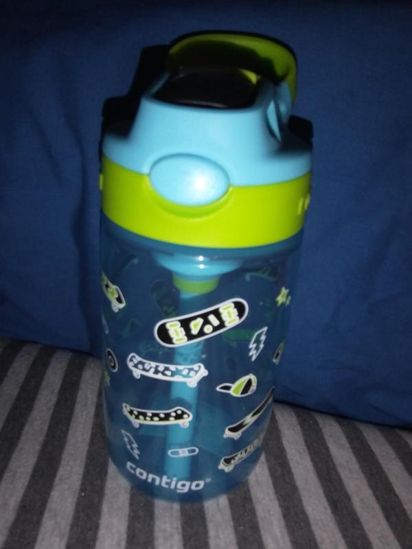 Contigo Kids Water Bottle with AUTOSPOUT Straw, 14 oz., Dinos