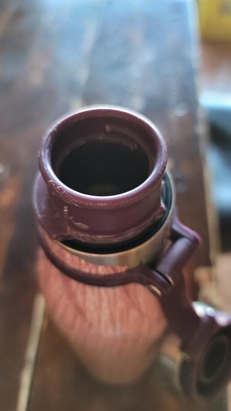 Even with the rubber seal , they leak if they fall over