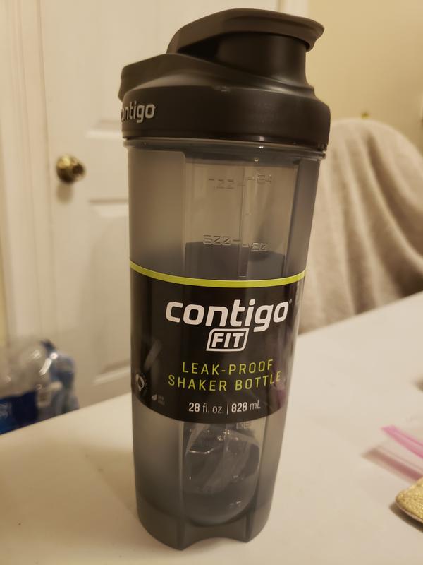 Contigo Fit Shake & Go 2.0 Shaker Bottle, 28 oz., 2-pack, Bolt & Sake