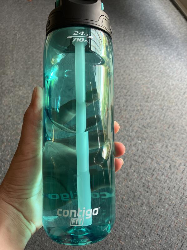 Contigo 32 oz. Fit Autospout Straw Water Bottle - Licorice, Size: 32 fl oz, Black