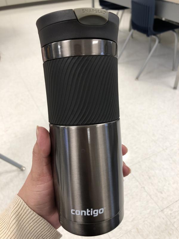 Contigo Byron 2.0 16oz Stainless Steel Travel Mug with SNAPSEAL Lid and  Grip Gunmetal