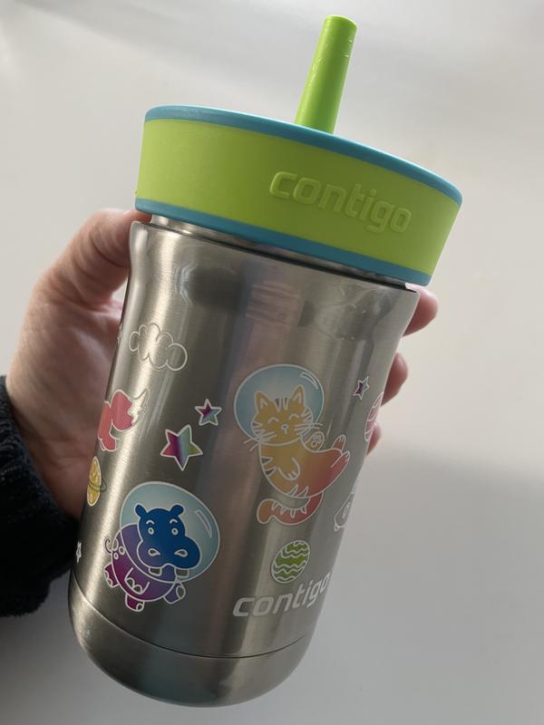 Contigo Leighton Kids Plastic Water Bottle, Spill-Proof Tumbler with Straw  for Kids, Dishwasher Safe…See more Contigo Leighton Kids Plastic Water