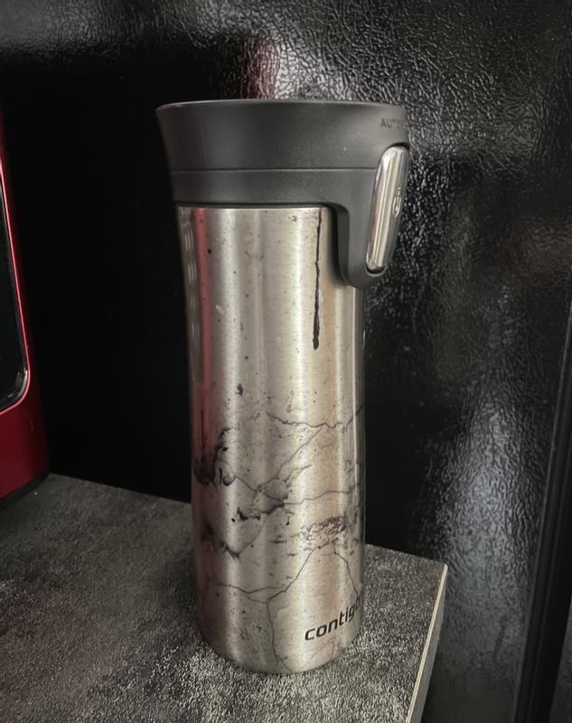 Contigo Couture Pinnacle Stainless Steel Travel Mug with AUTOSEAL Lid White  Marble, 14 fl oz. 