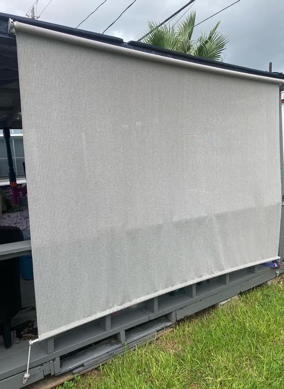 Coolaroo 120-in x 84-in Heatshield Cappuccino Light Filtering