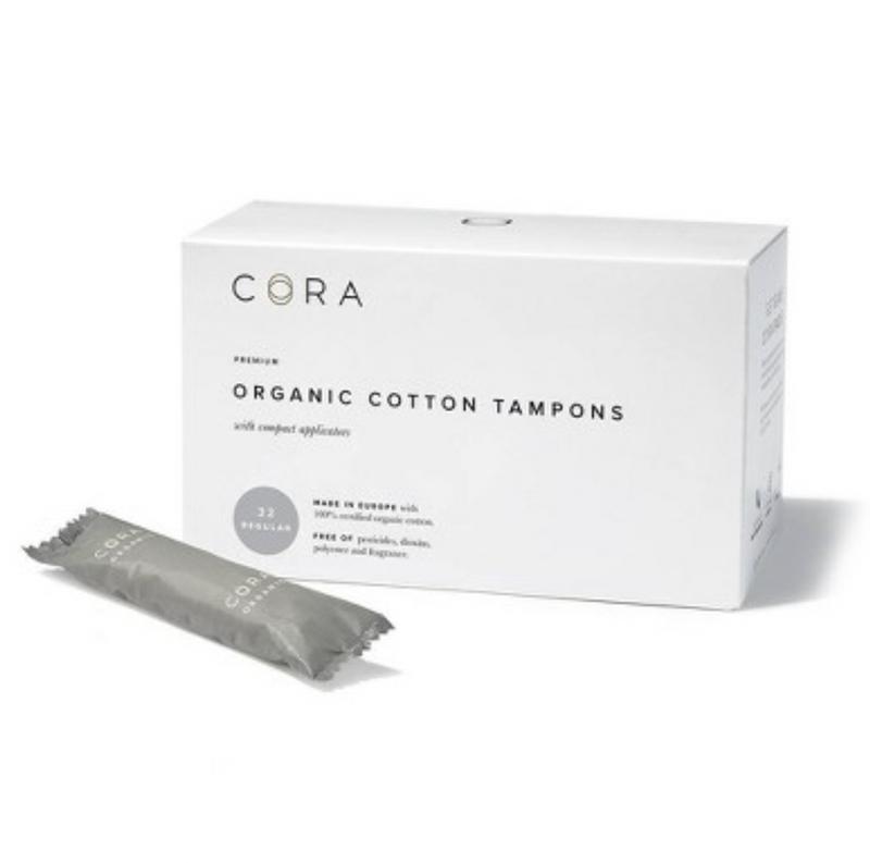Cora - Cora, Tampons, The Comfort Fit, Compact Plant-Based Applicator,  Light/Regular/Super, Multipack (48 count), Shop