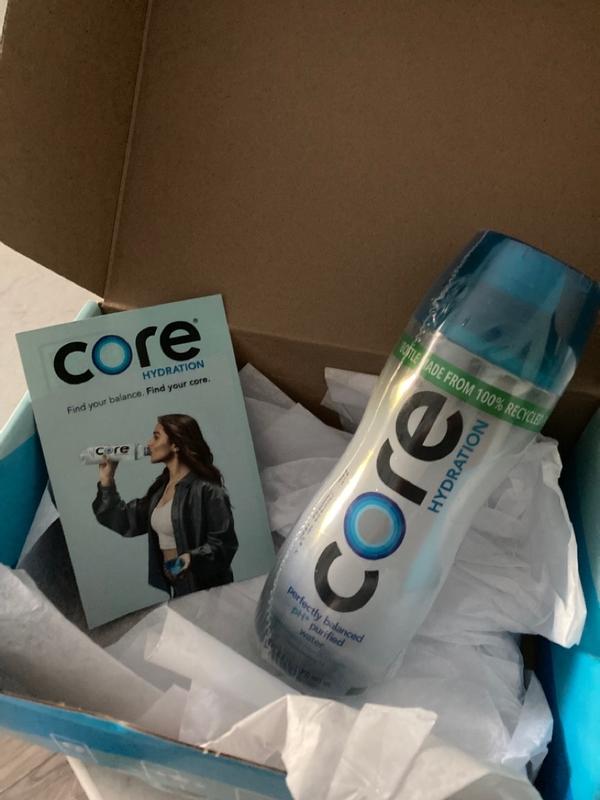 CORE Hydration bottled water designed in alignment with body's pH, 2015-08-10